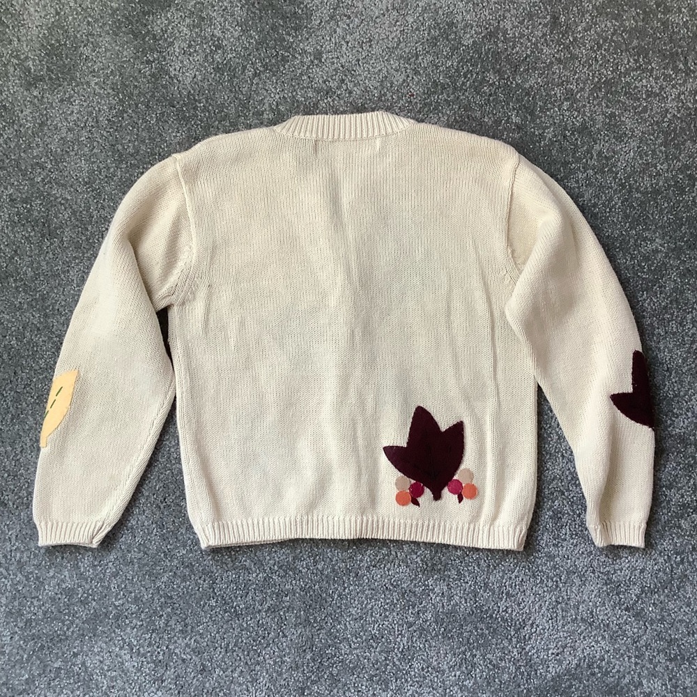 🆕LISTING 🍁GIRLS Fall Leaves Sweater - Picture 5 of 6
